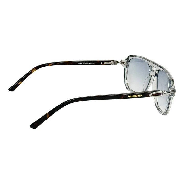 Wanderth Gafas Sol Sunfire Casual Transparente Azul Animal Print