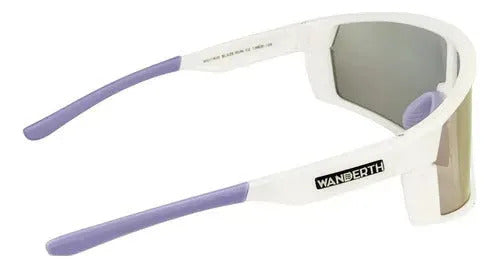 Wanderth Lentes Blaze Run Fusion Mirror Lila Blanco