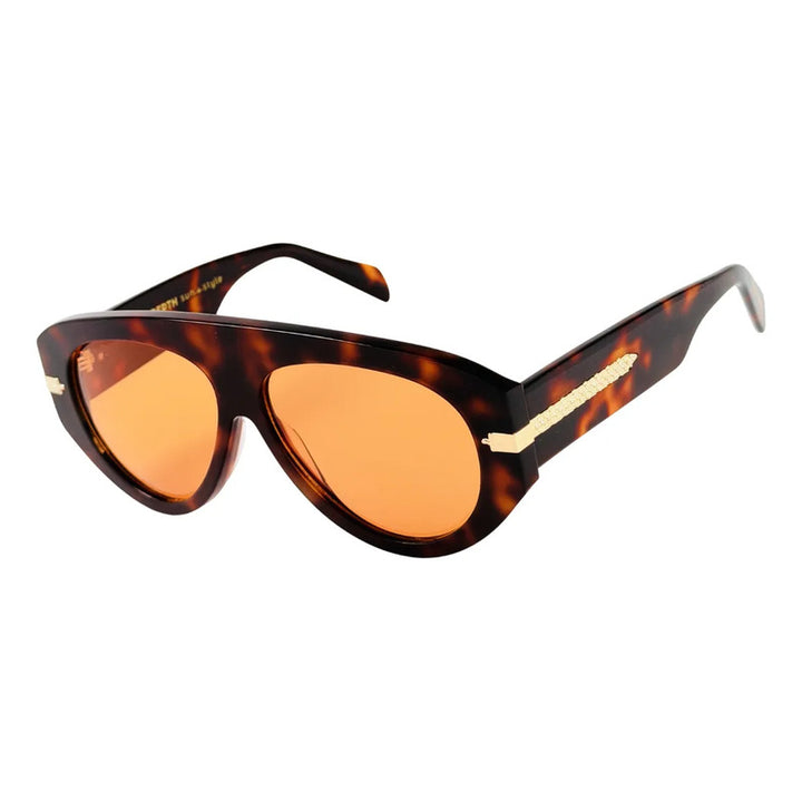 Wanderth Lentes De Sol Neria Solido Animal Print Naranja Claro Rosa