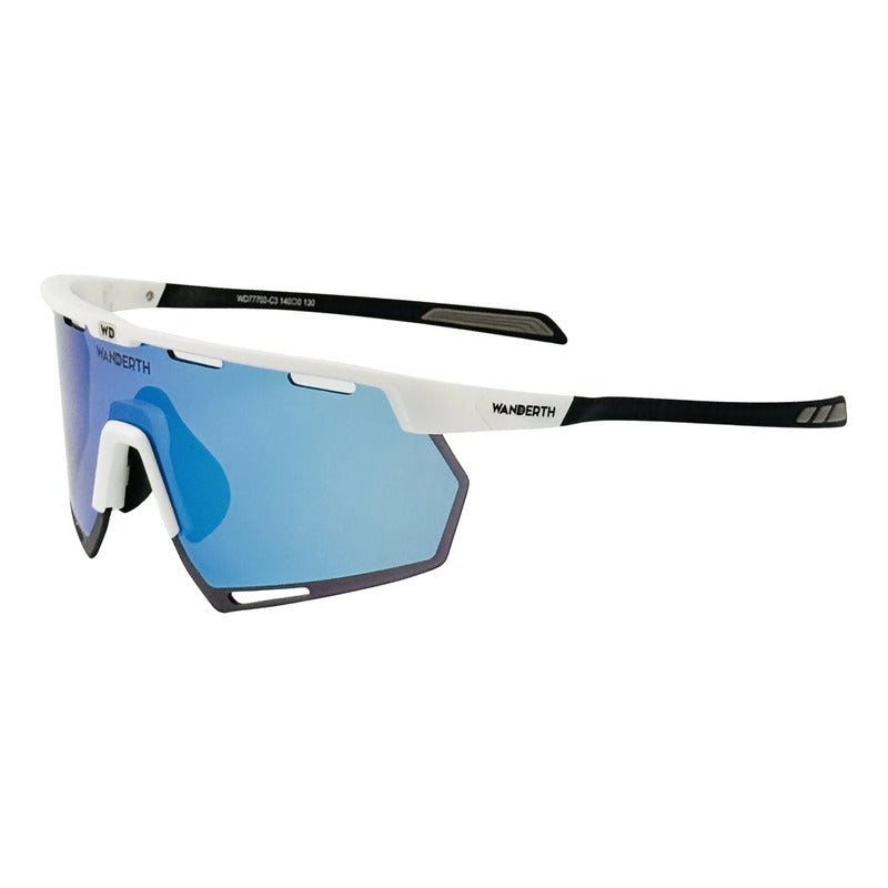 Wanderth Lentes Maximus Blaze New Mirror Azul Blanco
