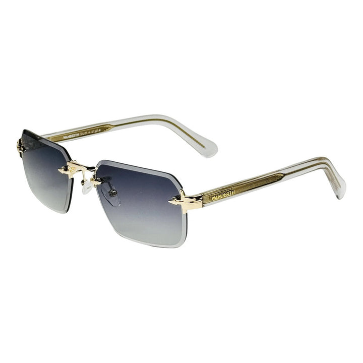 Wanderth Gafas Sol Sunedge Tres Piezas Dorado Negro
