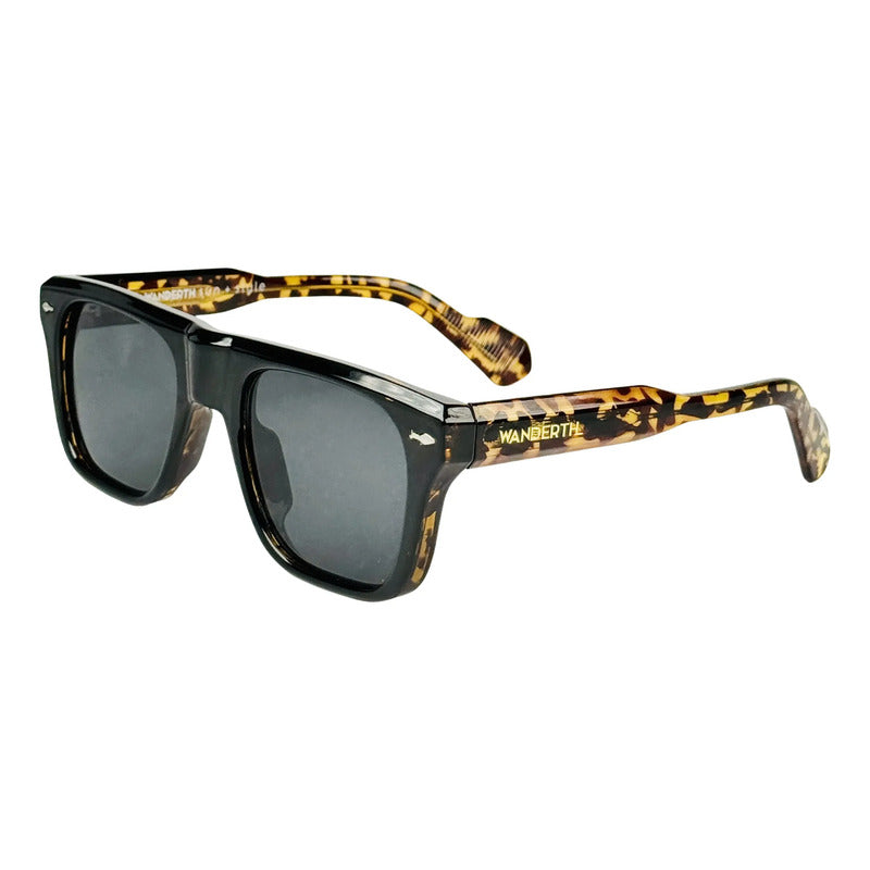 Wanderth Gafas Sol Sunnova Deportivo Negro Animal Print