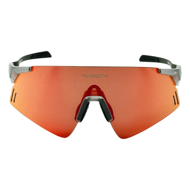 Wanderth Lentes Speed Advance New Mirror Rojo Gris Cristal
