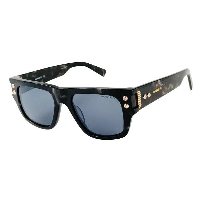 Wanderth Lentes De Sol Aureon Espejo Negro Gris