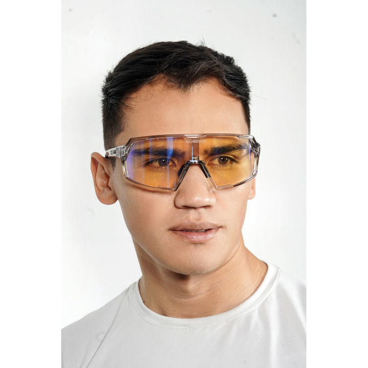 Wanderth Lentes Space Fusion Mirror Lente Rojo Armazón Gris