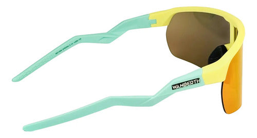 Wanderth Lentes Strong S Fusion Mirror Rojo Negro