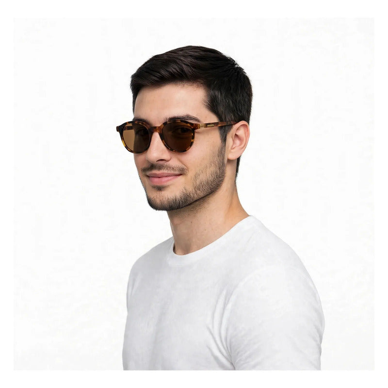 Wanderth Lentes De Sol  Vanta Solido Animal Print Naranja Claro