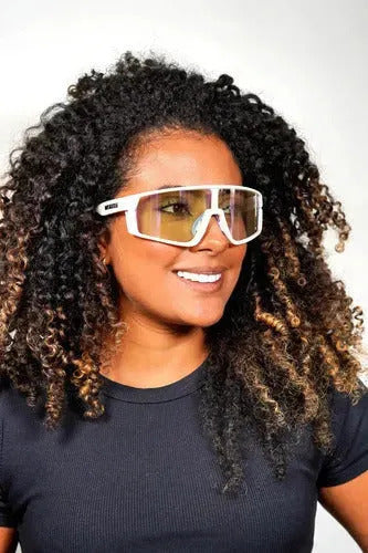 Wanderth Lentes Blaze Run Fusion Mirror Lila Blanco