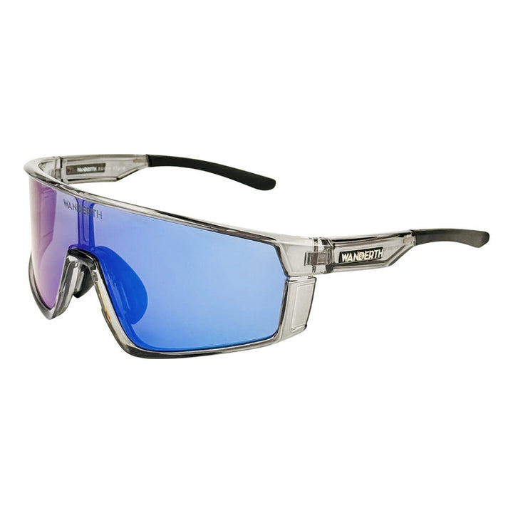 Wanderth Lentes Blaze Run Fusion Mirror Azul Gris Cristal