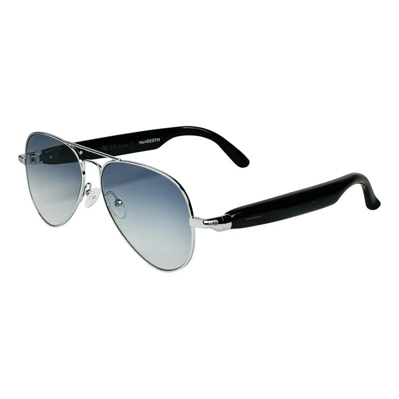 Wanderth Gafas Bluetooth Wavex Degradé Plateado Azul Negro