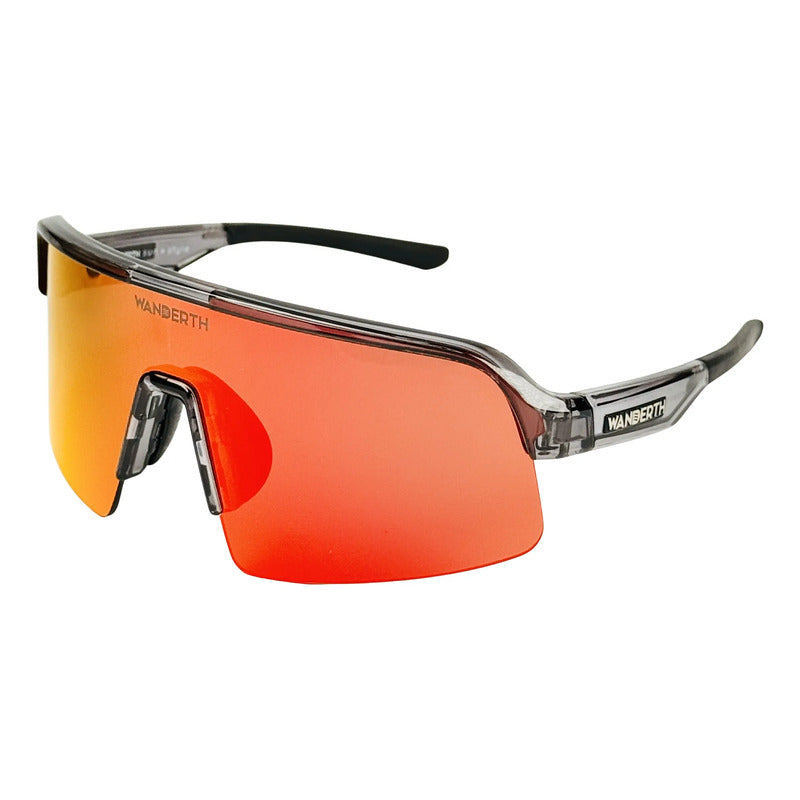 Wanderth Lentes Time Race Rojo Gris Oscuro