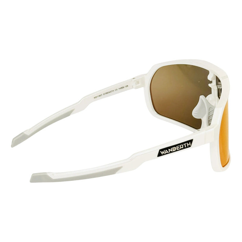 Wanderth  Lentes Strength Fusion Mirror Rojo Blanco