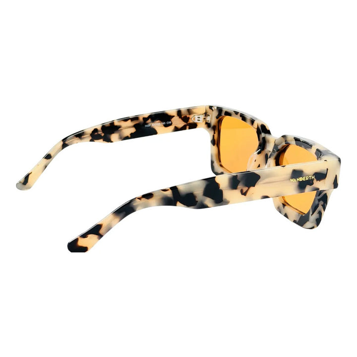 Wanderth Lentes De Sol  Ardea Solido Animal Print Naranja Claro
