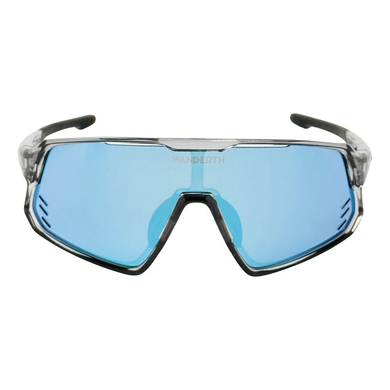 Wanderth  Lentes Kidspin Mirror Azul Gris Cristal