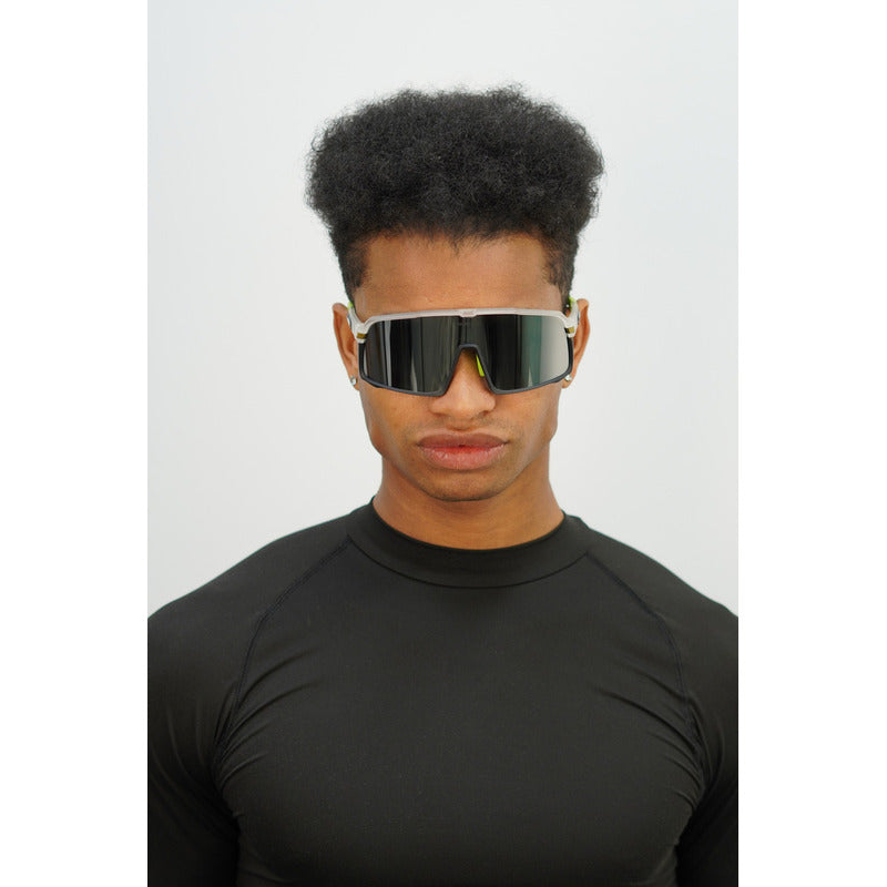 Wanderth Lentes Ranger Lente Plateado Armazón Negro