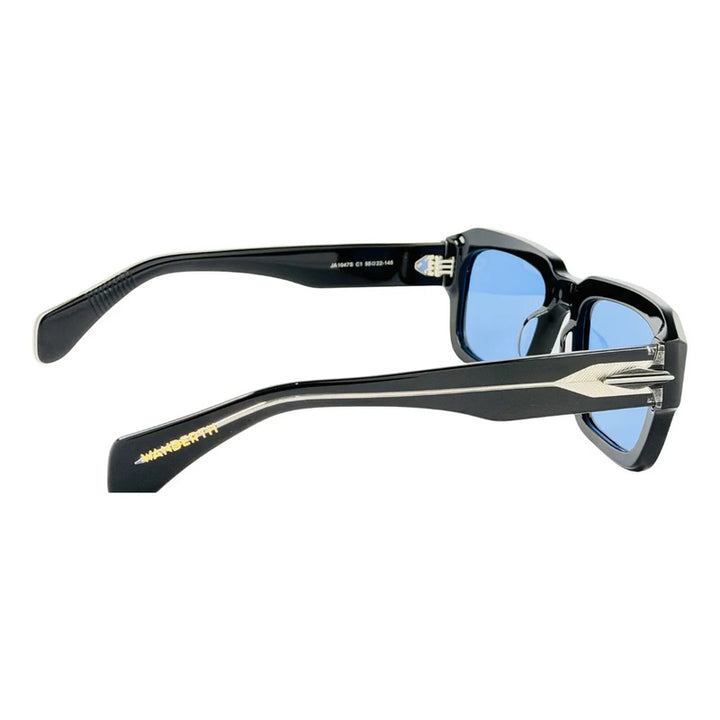 Wanderth Lentes De Sol Capri Solido Negro Azul
