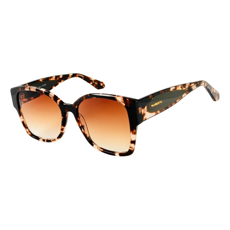 Wanderth Lentes De Sol  Viona Degrade Animal Print Marrón