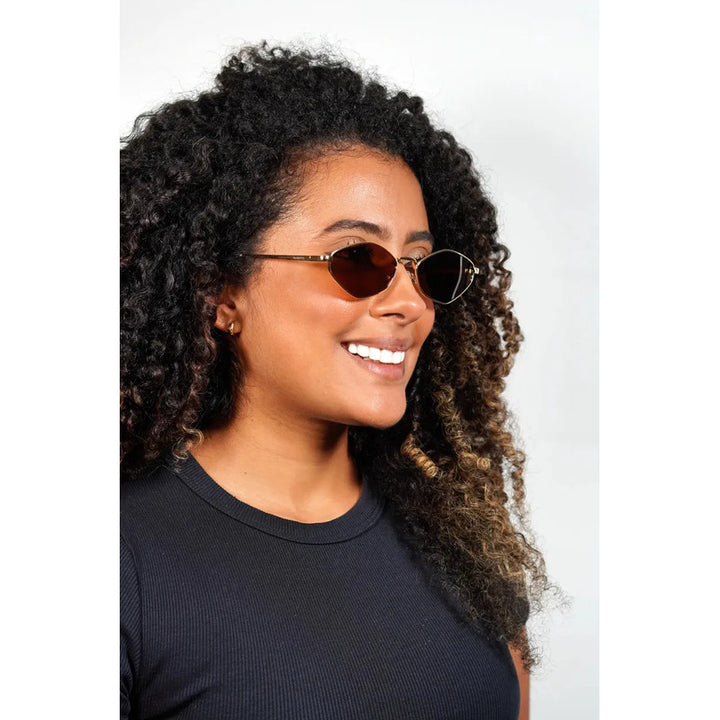 Wanderth Gafas Sol Sunrise Fashion Dorado Ambar Dorado/cafe