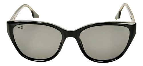 Wanderth Lentes De Sol Astra Lente Negro Varilla Negro Armazón Negro Diseño Fashion