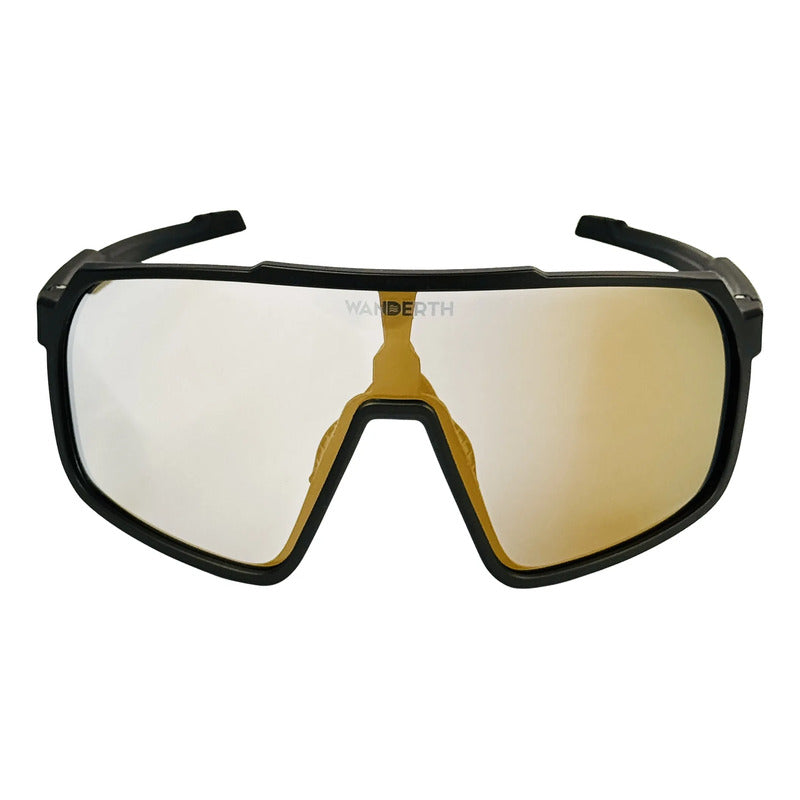 Wanderth  Lentes Strength Fusion Mirror Dorado Negro