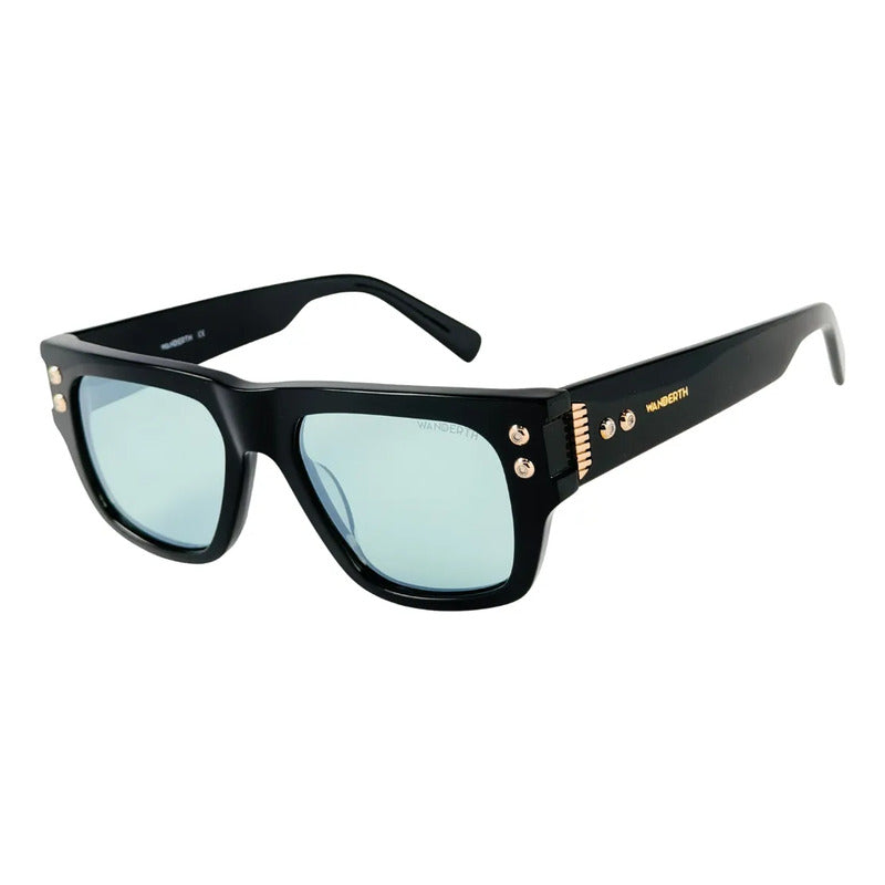 Wanderth Lentes De Sol Aureon Espejo Negro Verde