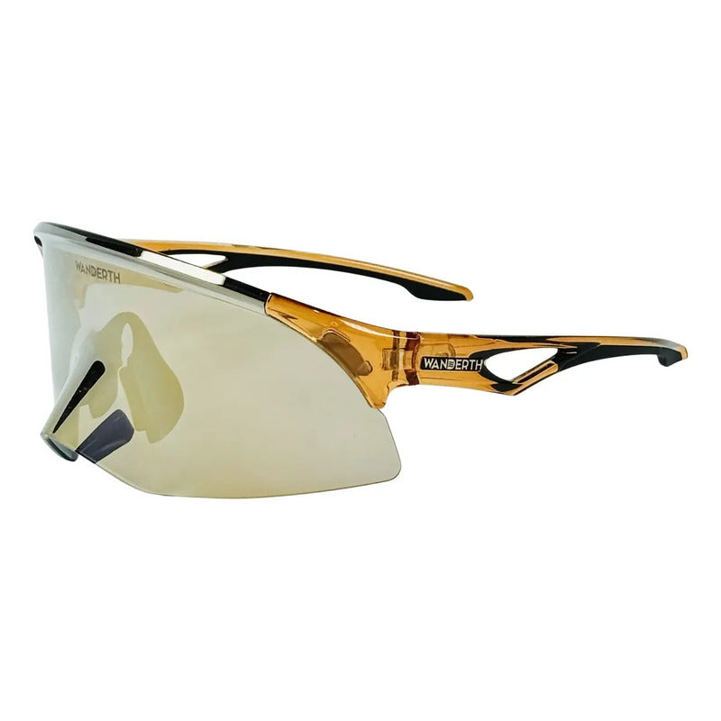 Wanderth Lentes Plutonium Mirror Dorado Marrón Claro