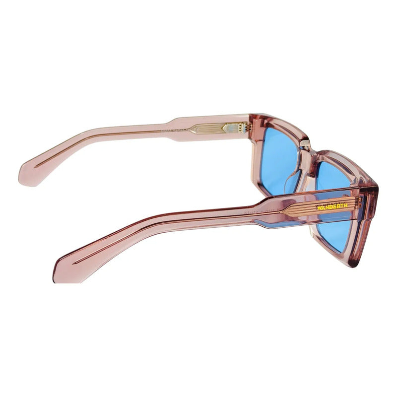 Wanderth Lentes De Sol Sahara Solido Rosa Azul