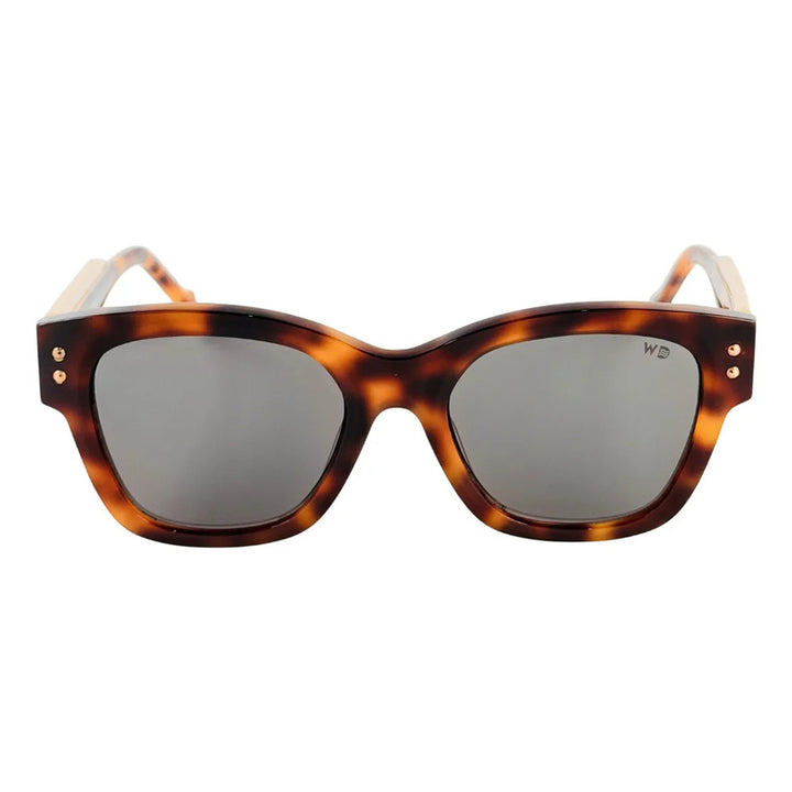 Wanderth Lentes De Sol Esme Solido Animal Print Gris