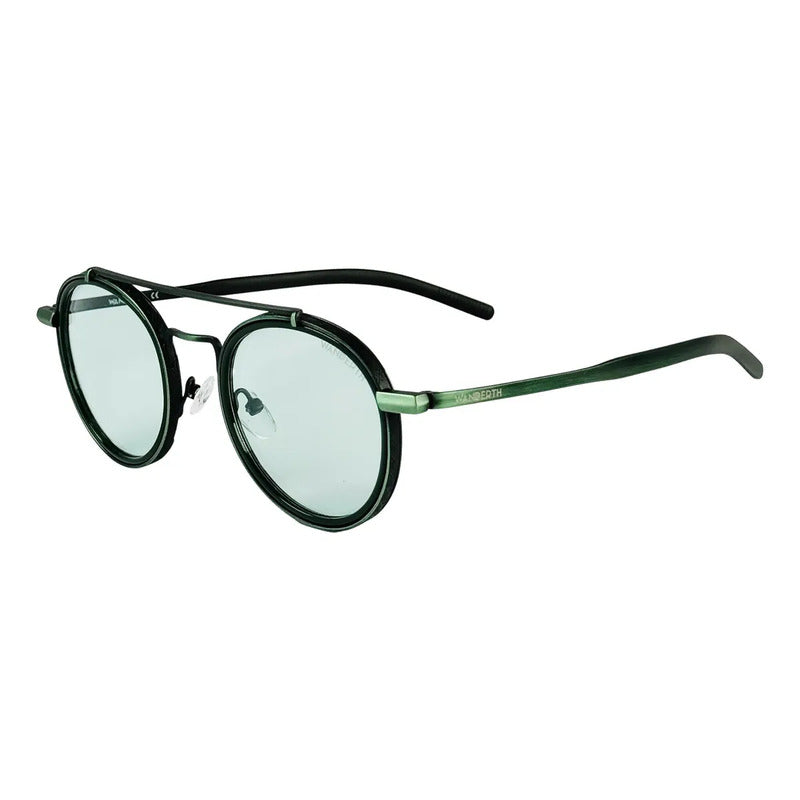 Wanderth Lentes De Sol Ibiza Color Verde Lente Verde Varilla Verde Armazón Verde Diseño Fashion