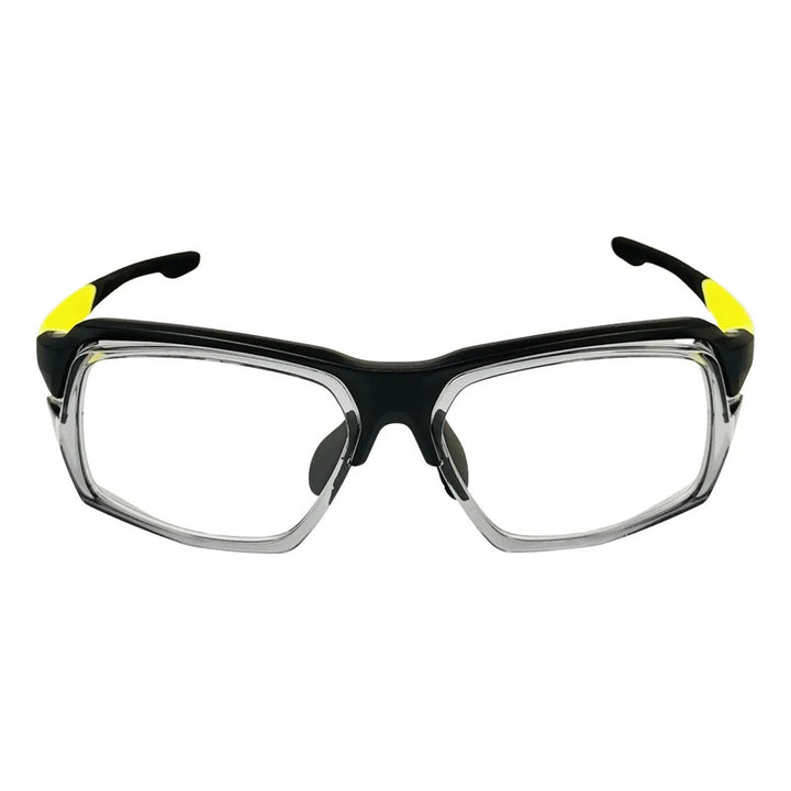 Wanderth Gafas Seguridad Industrial Cyberlux Negro/transparente/brazo Amarillo