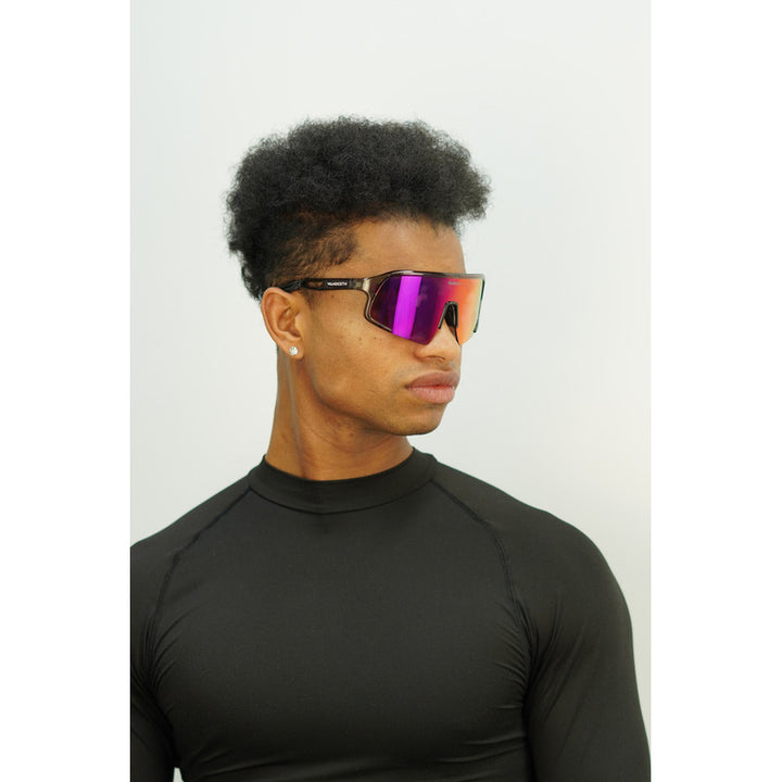 Wanderth Lentes Grand Prix Lente Rojo Armazón Negro