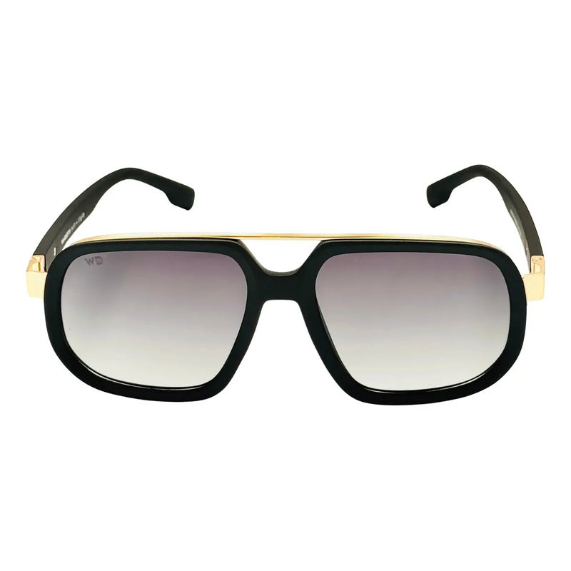 Wanderth Lentes De Sol Titanus Color Negro Dorado Lente Negro Degrade Varilla Negro/dorado Armazón Negro/dorado Diseño Classic