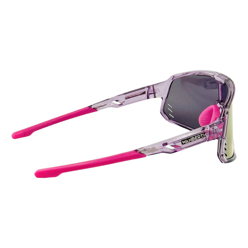 Wanderth  Lentes Kidspin Mirror Lila Fucsia Cristal