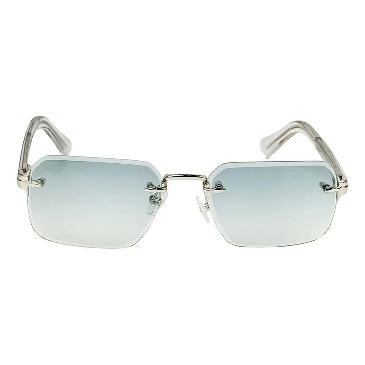 Wanderth Gafas Sol Sunedge Tres Piezas Plateado Azul Acero Plateado/transparente