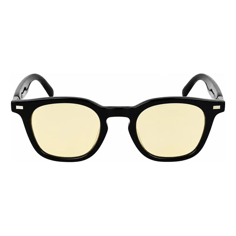 Wanderth Gafas Bluetooth Audiox Solido Negro Ámbar