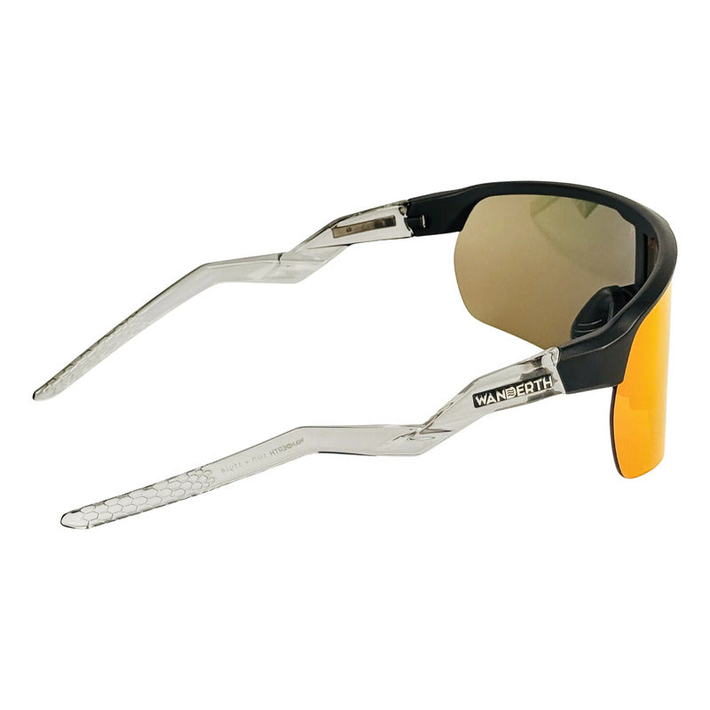 Wanderth Lentes Strong S Fusion Mirror Rojo Negro