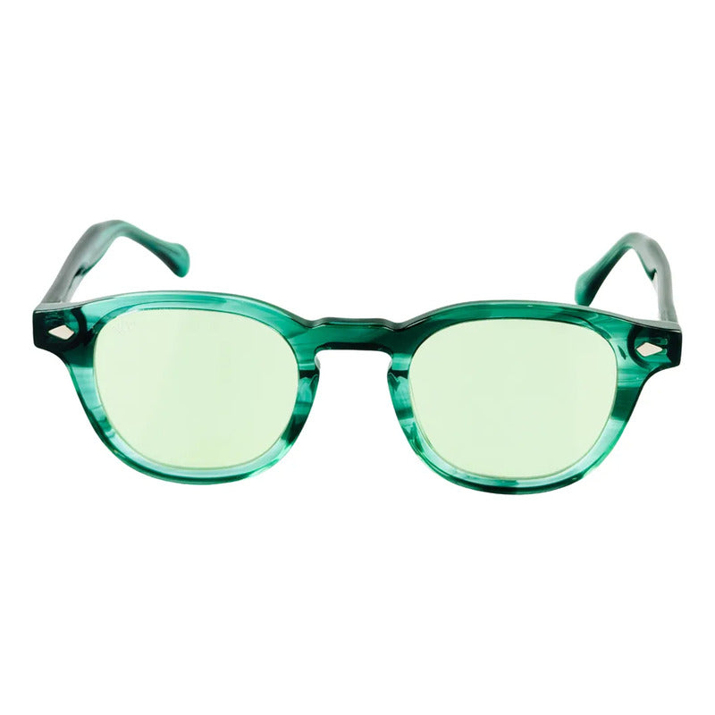 Wanderth Lentes De Sol Zafira Solido Gris Naranja Claro Verde