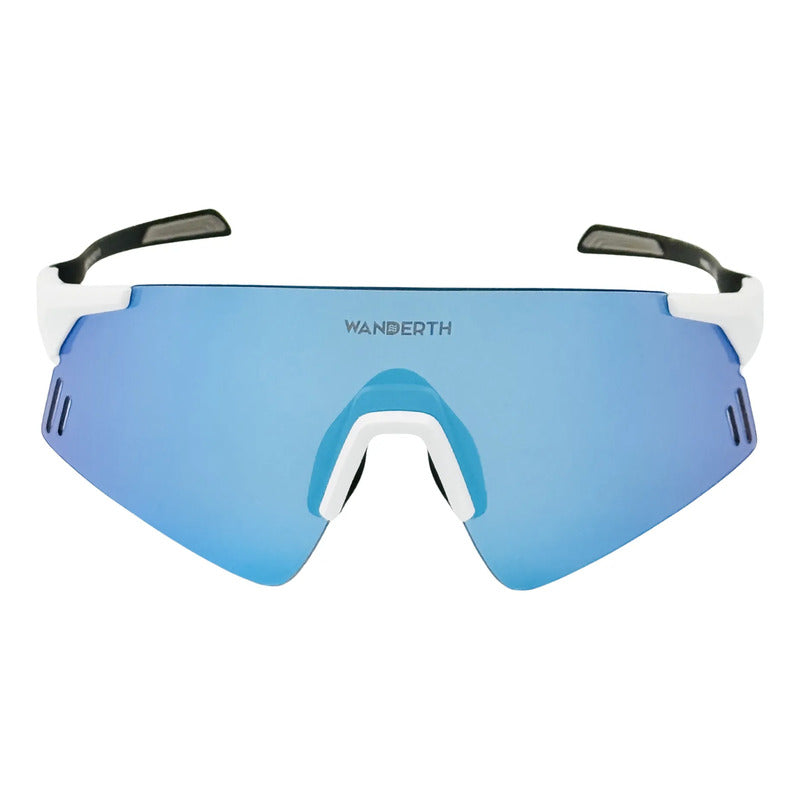 Wanderth Lentes Speed Advance New Mirror Azul Blanco