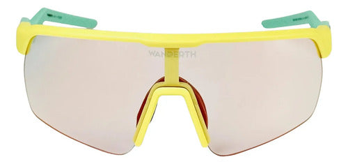 Wanderth Lentes Strong S Fusion Mirror Rojo Negro