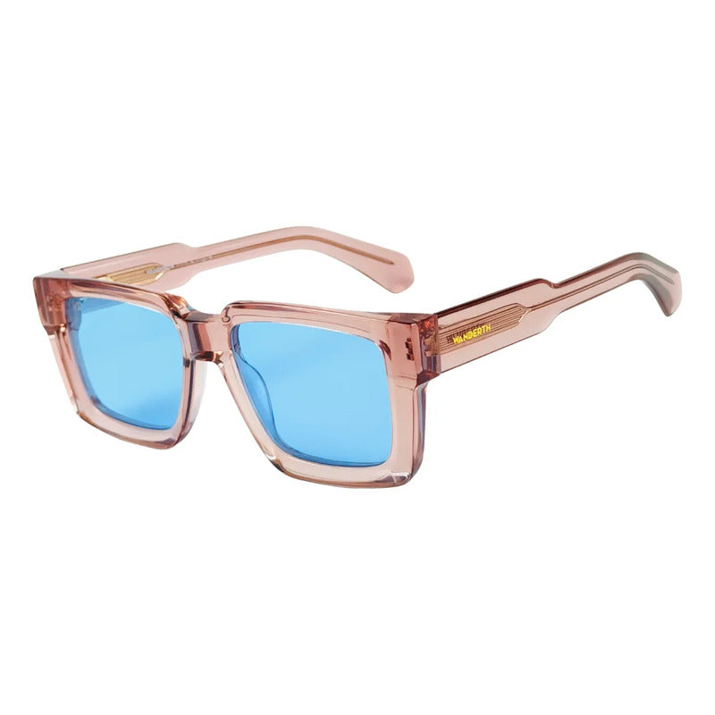 Wanderth Lentes De Sol Sahara Solido Rosa Azul