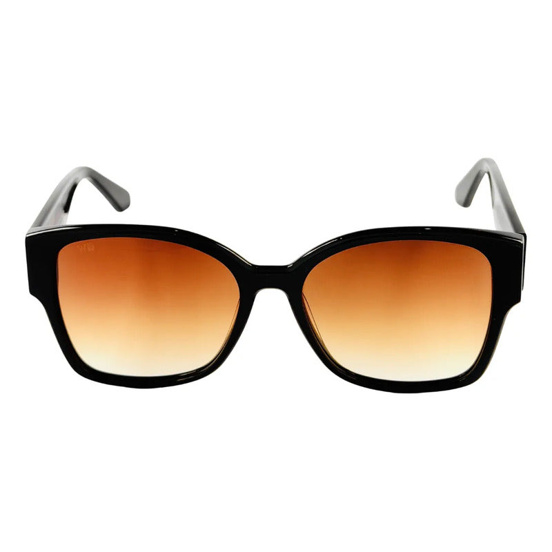 Wanderth Lentes De Sol  Viona Degrade Animal Print Naranja Claro Negro