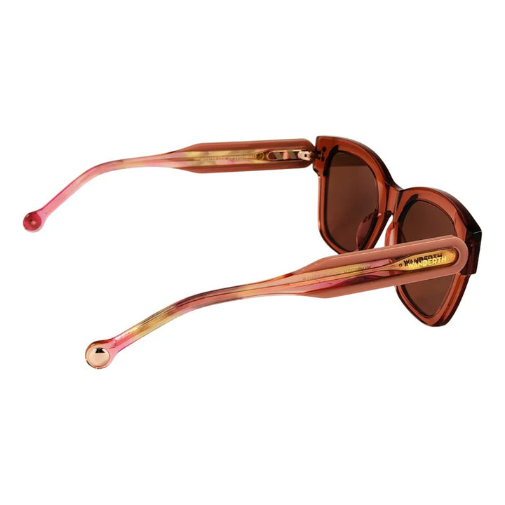 Wanderth Lentes De Sol Esme Degrade Rosa Naranja Claro Rosa Claro