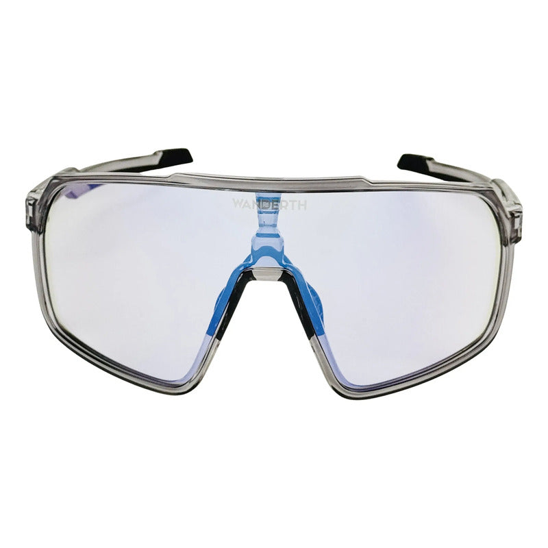 Wanderth  Lentes Strength Fusion Mirror Azul Gris Cristal