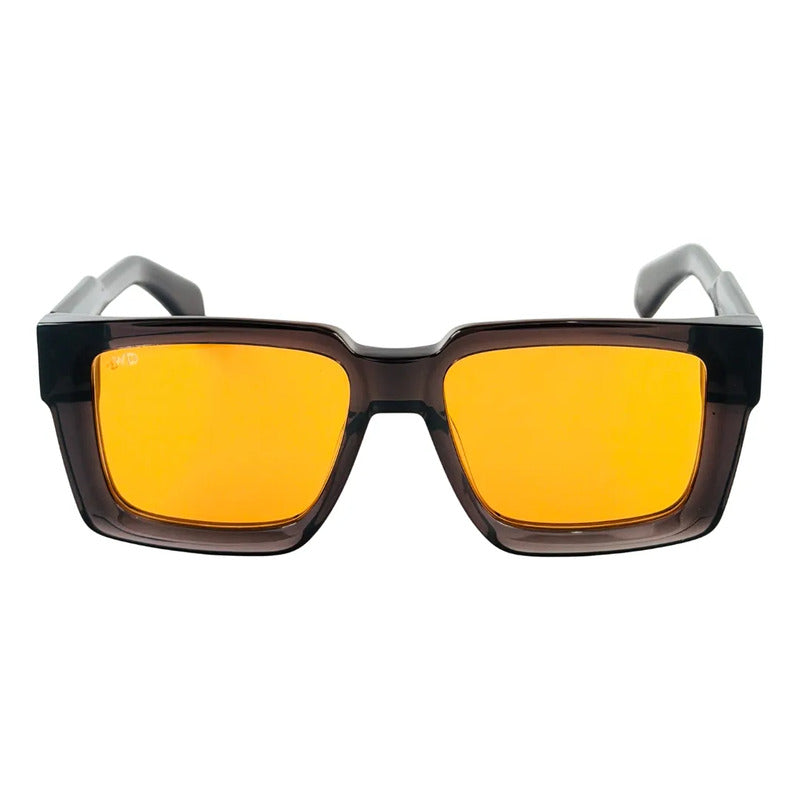 Wanderth Lentes De Sol Sahara Solido Gris Naranja Claro