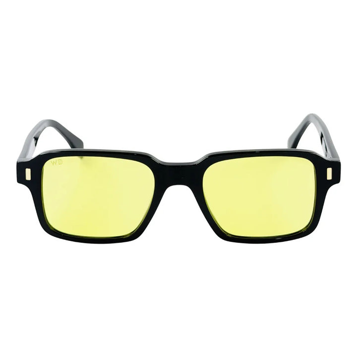 Wanderth Lentes De Sol Niza Solido Negro Amarillo
