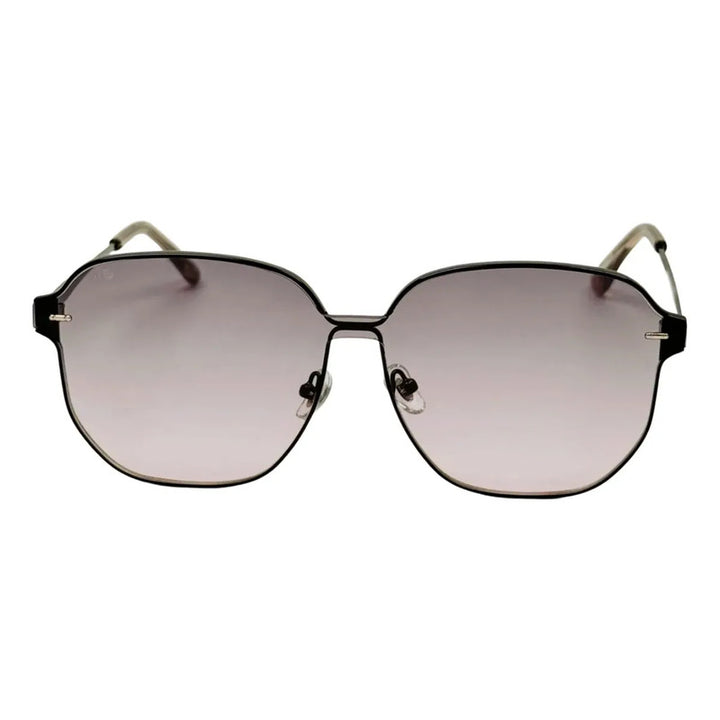 Wanderth Lentes De Sol Rayden Color Negro Lente Violeta Varilla Negro/transparente Armazón Negro Diseño Fashion