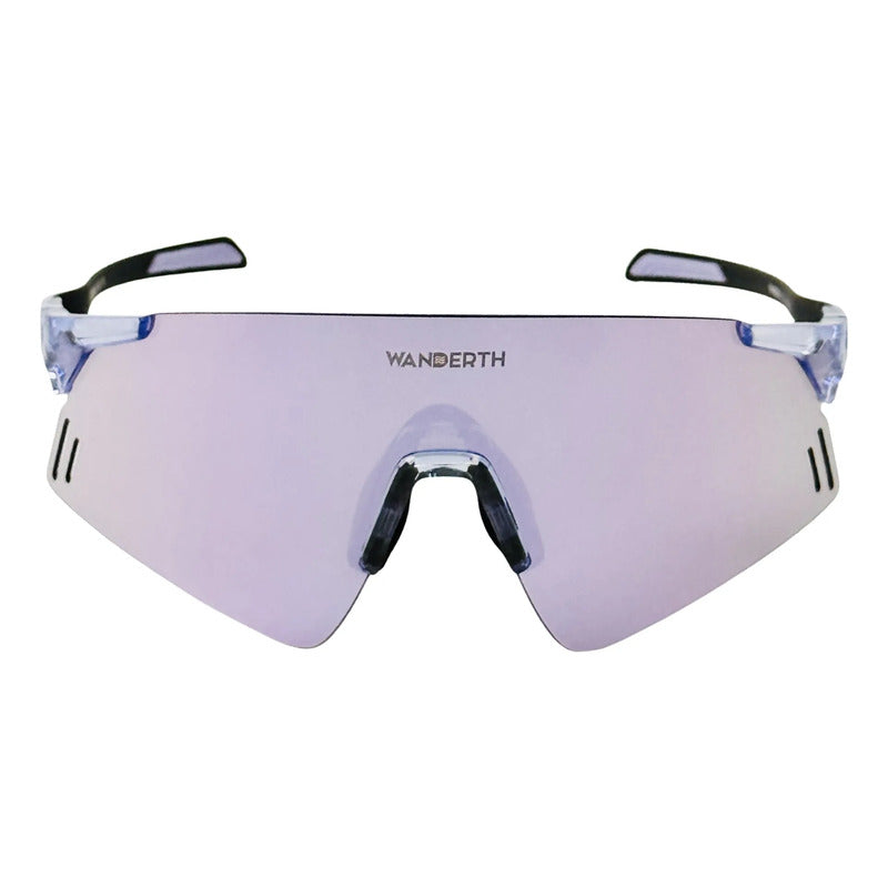 Wanderth Lentes Speed Advance New Mirror Violeta Morado Cristal