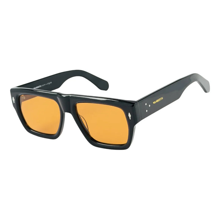 Wanderth Lentes De Sol Sereia Solido Negro Naranja Claro