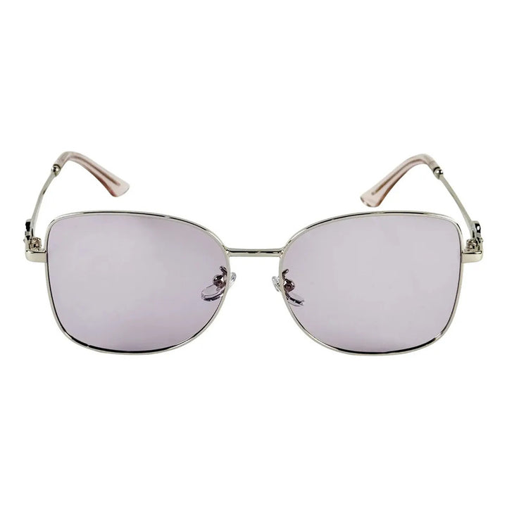Wanderth Lentes De Sol Solaris Color Plateado Lente Rosa Claro Varilla Plateado Armazón Plateado Diseño Fashion