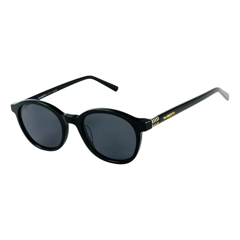 Wanderth Lentes De Sol  Vanta Solido Animal Print Gris Negro